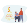 World Suicide Prevention Day Illustration Sticker