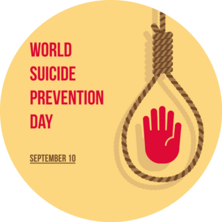 World Suicide Prevention Day Illustration Sticker