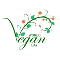 World Vegan Day Beautiful Vegetation Sticker 
