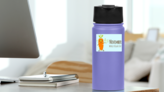 World Vegan Day With A Carrot Sticker on a Water Bottle (New) example