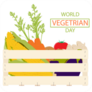 World Vegetarian Day Vegetable Basket Sticker
