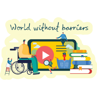 World Without Barriers Illustration Sticker