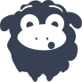 Wowed Sheep Lamb Face Sticker