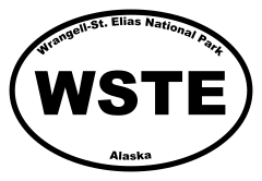 Wrangell-St. Elias National Park Oval Sticker