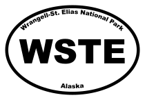 Wrangell-St. Elias National Park Oval Sticker