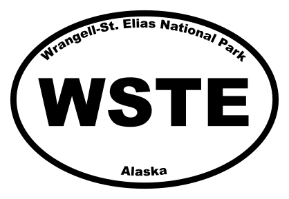 Wrangell-St. Elias National Park Oval Sticker