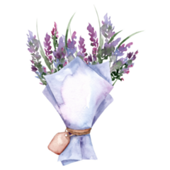 Wrapped Lavender Sticker