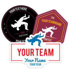 Wrestling Fundraiser Stickers