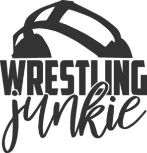 Wrestling Junkie Text Sticker