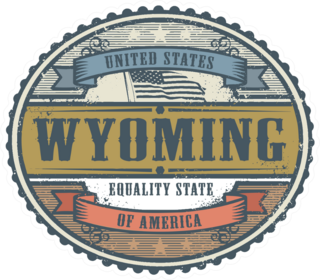 Wyoming Badge Sticker