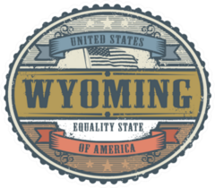 Wyoming Badge Sticker