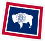 Wyoming Flag State Sticker