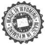 Wyoming Made In Map Travel Sticker