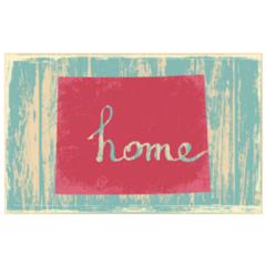 Wyoming Nostalgic Wooden Sticker