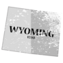 Wyoming State Outline With The Date Of Statehood Sticker