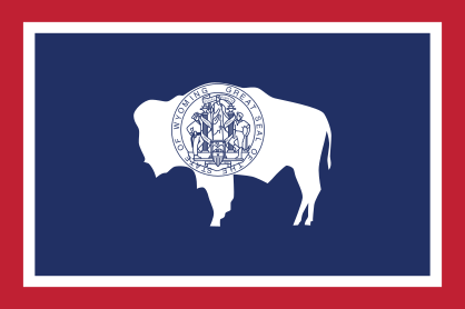 Wyoming Wy State Flag Sticker