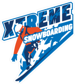 Xtreme Snowboarding Sticker