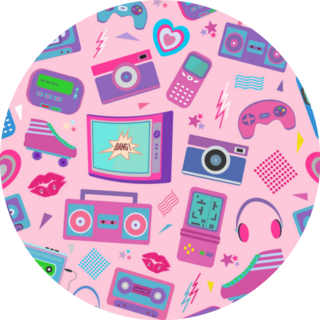 Y2k Aesthetic Trend, Boombox, Video Game, Skateboard, Cassette Sticker