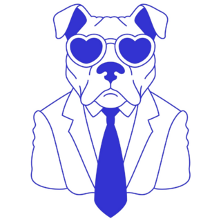Y2k Pit Bull Dog Sticker