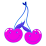 Y2k Smiling Cherries Sticker