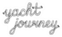 Yacht Journey Lettering With Sea Boat Rope Sticker