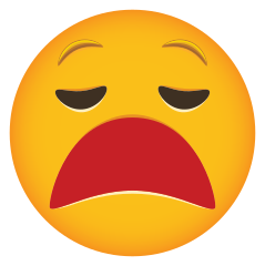 Yawning Phone Emoji Sticker