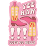 Yee Haw Lets Go Girls Retro Sticker