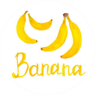 Yellow Banana Sticker