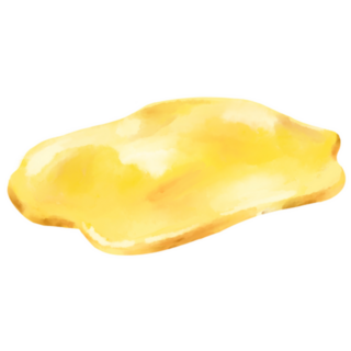 Yellow Creamy Butter Cheese Sticker