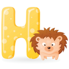 Yellow Hedgehog Sticker