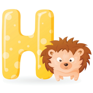 Yellow Hedgehog Sticker