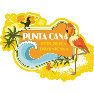 Yellow Punta Cana Sticker