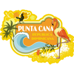 Yellow Punta Cana Sticker