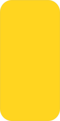 Yellow Rectangle Road Sign Sticker