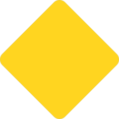 Yellow Road Sign Sticker