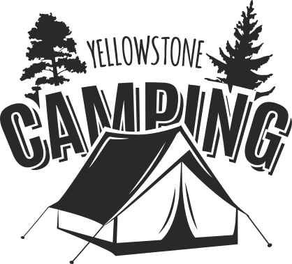Yellowstone Camping Sticker