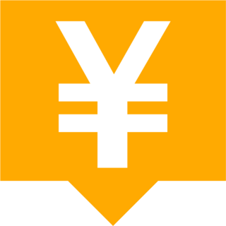 Yen Speech Bubble Sticker