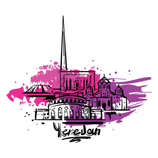 Yerevan Abstract Sticker