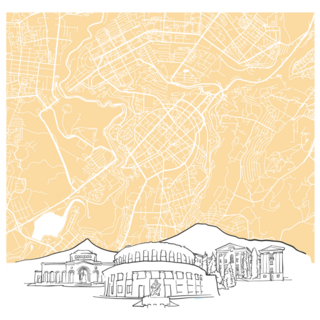 Yerevan Armenia Cityscape Sticker