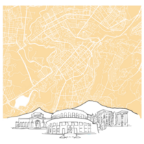 Yerevan Armenia Cityscape Sticker