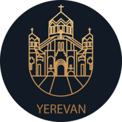 Yerevan Armenia Golden Sticker