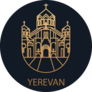 Yerevan Armenia Golden Sticker