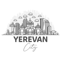Yerevan City Armenia Sticker