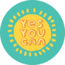 Yes You Can Sunshine Sticker