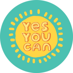 Yes You Can Sunshine Sticker