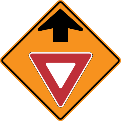 Yield Ahead Sticker