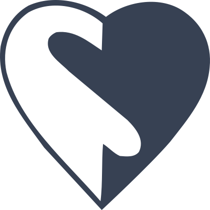 Yin And Yang Heart Sticker