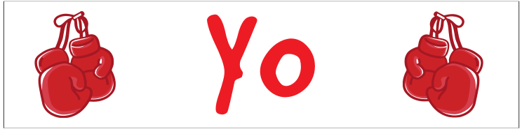 Yo Customizable Bumper Sticker
