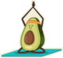 Yoga Avocado Sticker