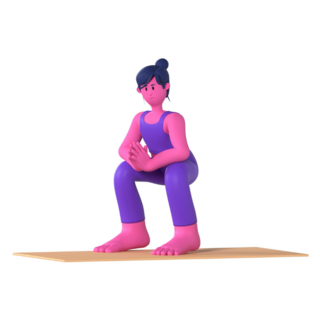 Yoga Girl Pose Wellness Sticker